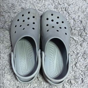 grey crocs